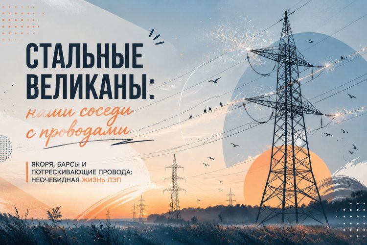 Стальные великаны: наши соседи с проводами