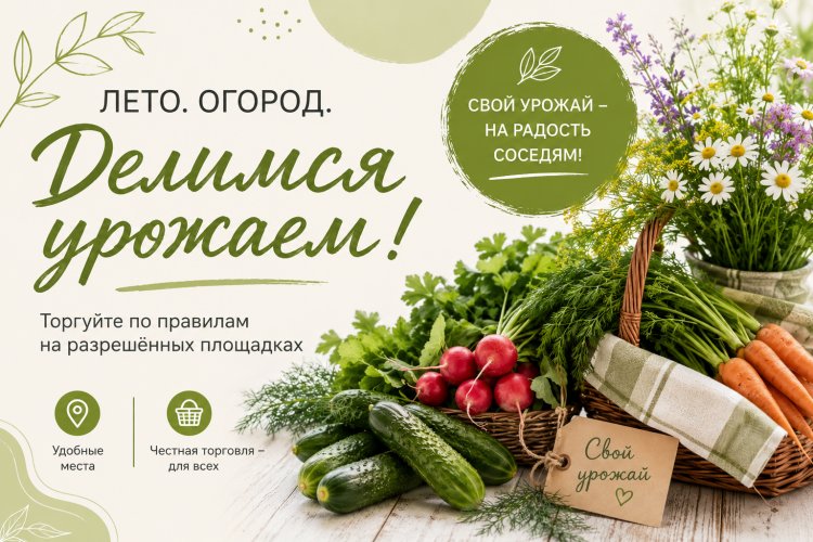 В Ковдоре определили места для торговли урожаем