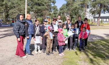 В Ёнском провели «Весёлые старты»  для местных ребят