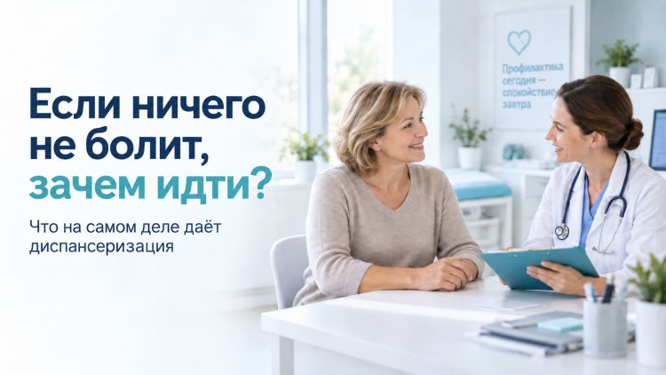 Если ничего не болит, зачем идти? Что на самом деле даёт диспансеризация
