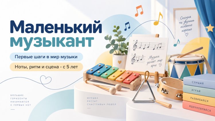 В Ковдорской школе искусств открыли программу для самых маленьких музыкантов