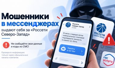 Мошенническая схема в мессенджерах: как аферисты маскируются под «Россети Северо-Запад»